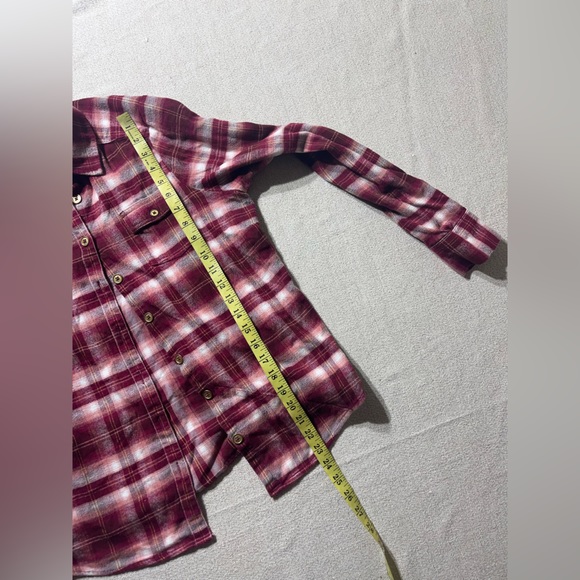 Aventura Clothing Plaid Organic Cotton Flannel Button Down Shirt - Picture 6 of 11